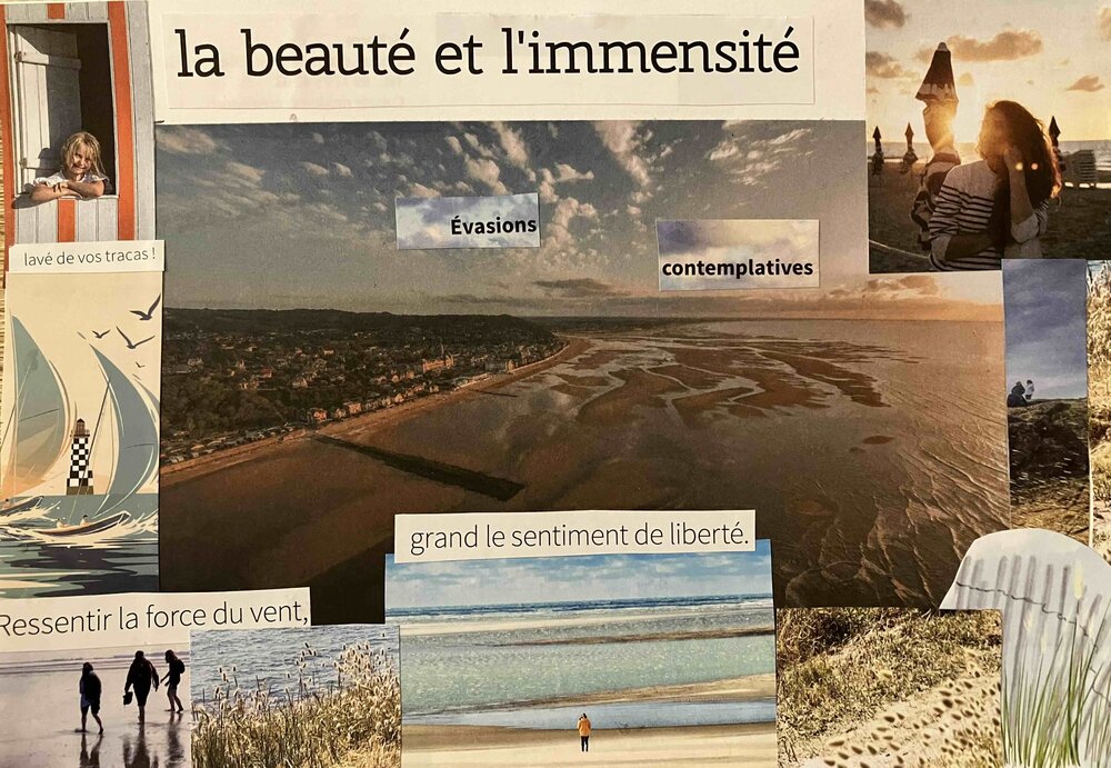 Collage « la beauté et l'immensité »